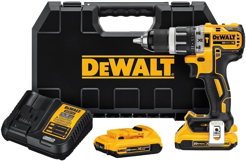 Compact Hammer Drill Kit, 1/2-Inch, 2.0-Amp Hour I545
