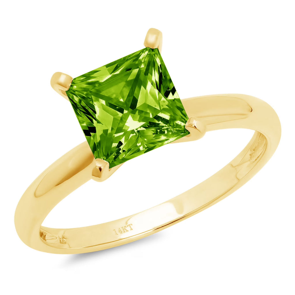 18K Yellow Gold Solitaire Ring H545943