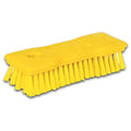 Yellow Crimped Poly Hand Brush (Pack of 6) G774311