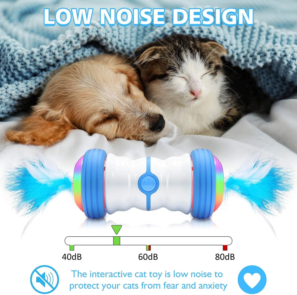 Blue Interactive Cat Toy G860093