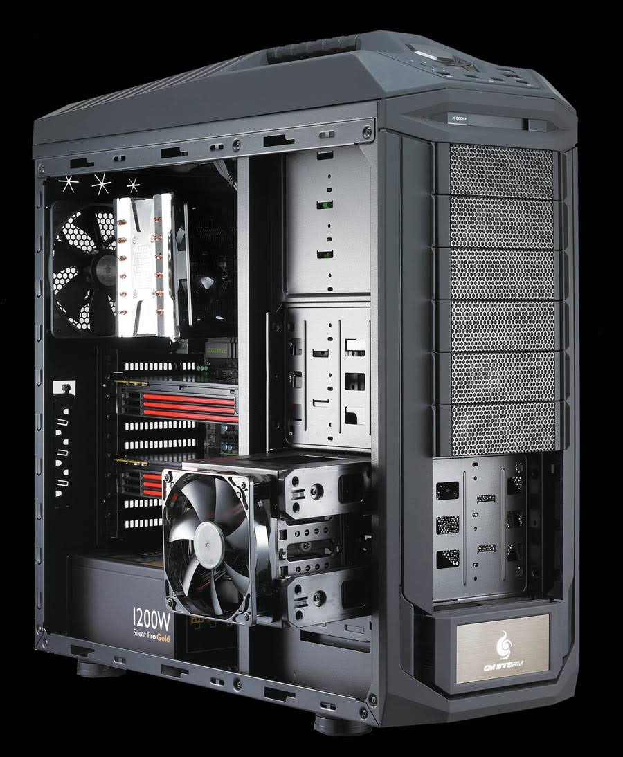 Black Full-Tower Computer Case M564228
