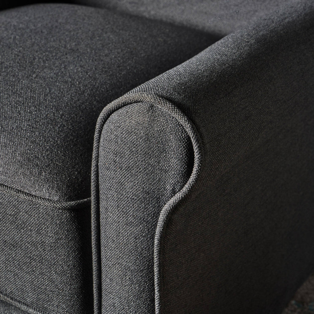 Charcoal Fabric Recliner Chair Q29038