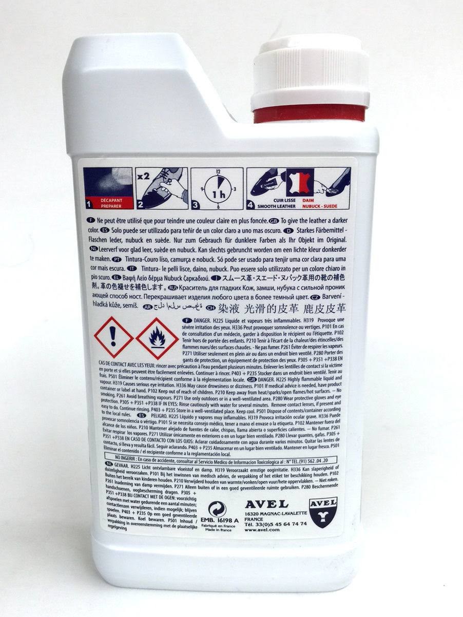 Black Leather Dye 500ml A384144
