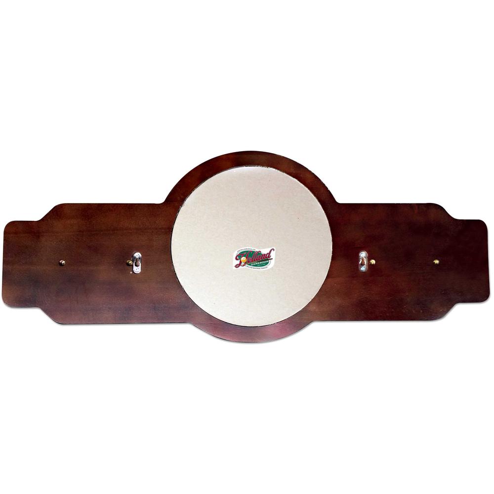 Solid Wood Cue Rack with Black Finish G23941