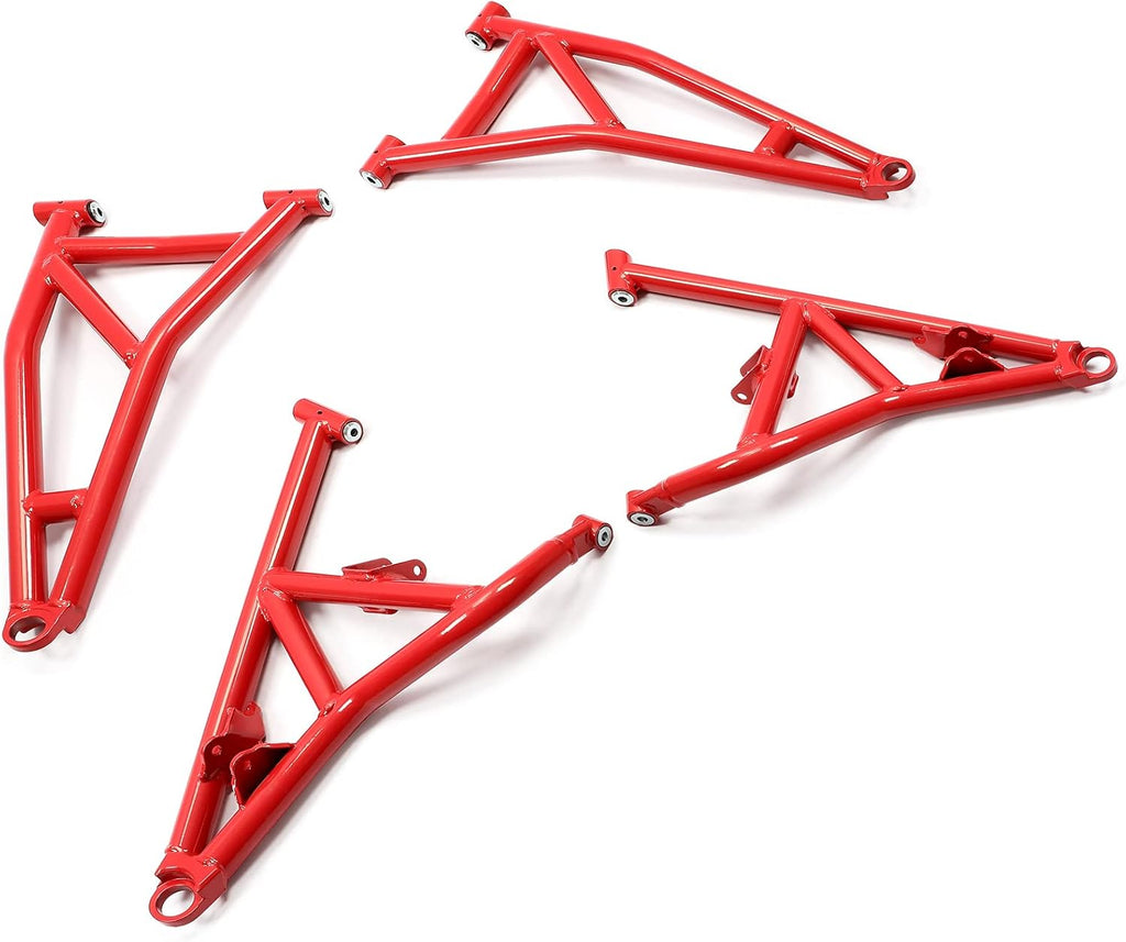 4 A Arms Upper & Lower Rods A-Arms Powder Coated Heavy Duty O5651