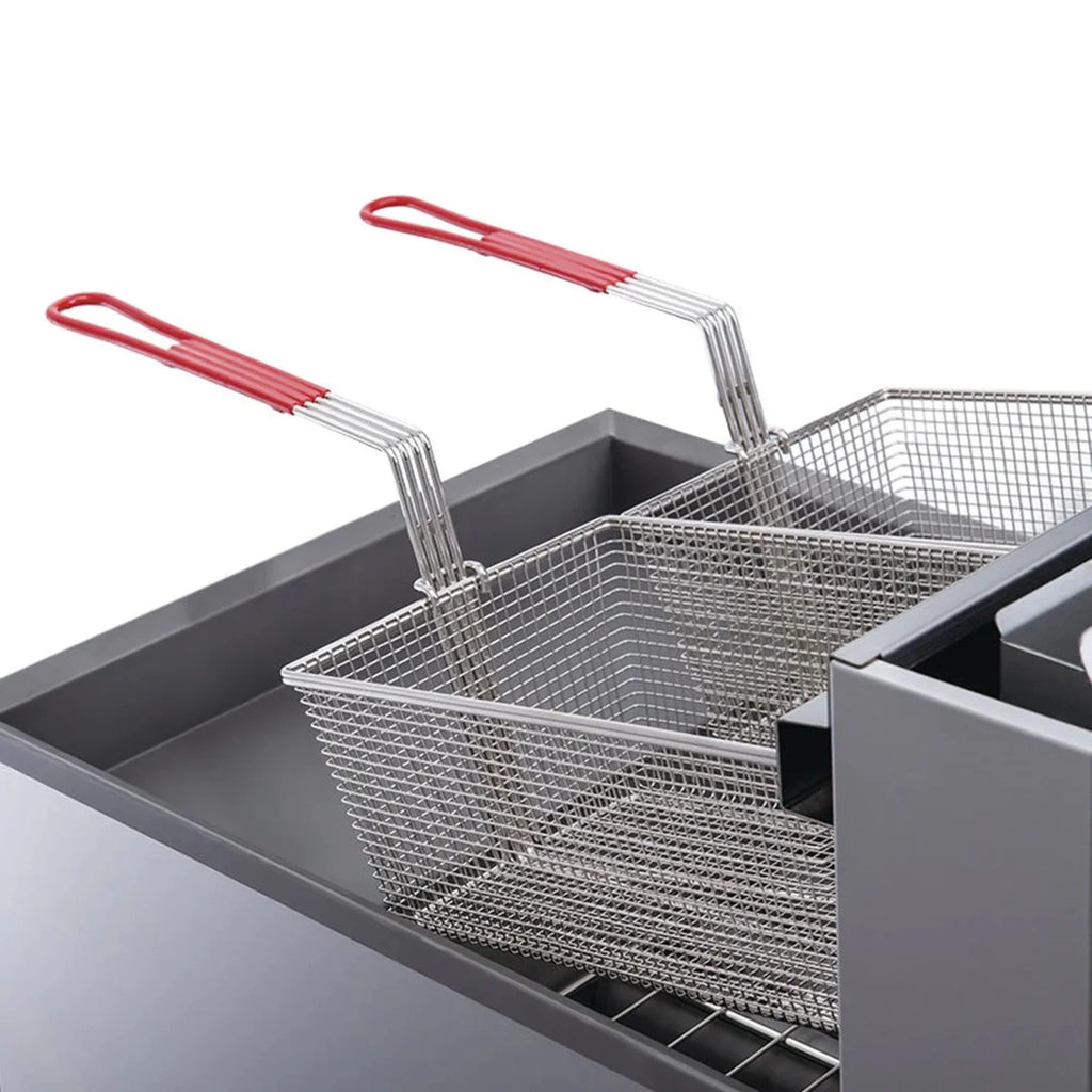 70lb. LP Gas Deep Fryer with 5 Tube Burners R1138