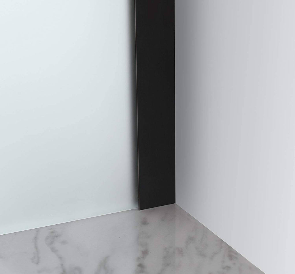 72x22 High x 36x22 Wide Hinged Frameless Shower Door Oil Rubbed Bronze A473