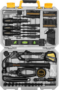 150 Piece Hand Tool Kit with Plastic Toolbox Storage Case M456275