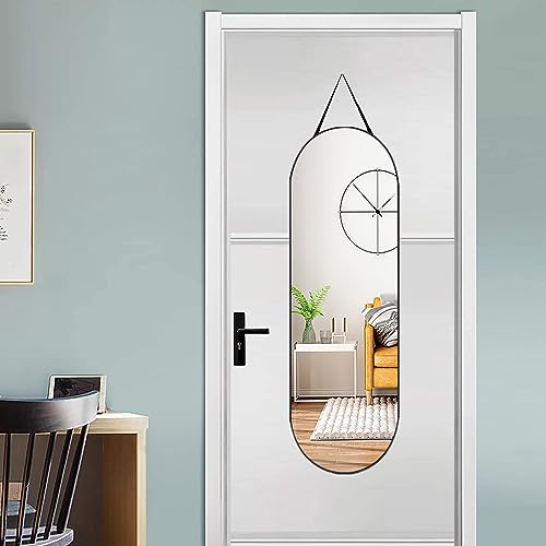 Full Length Wood Hanging Wall Mirror A621