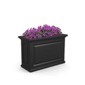 Black 36in L x 16in W x 24in H Planter with Built-in Water Reservoir D407990
