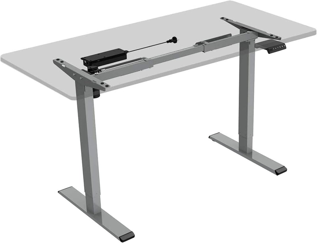 White Frame Electric Sit Stand Desk Frame Y69683