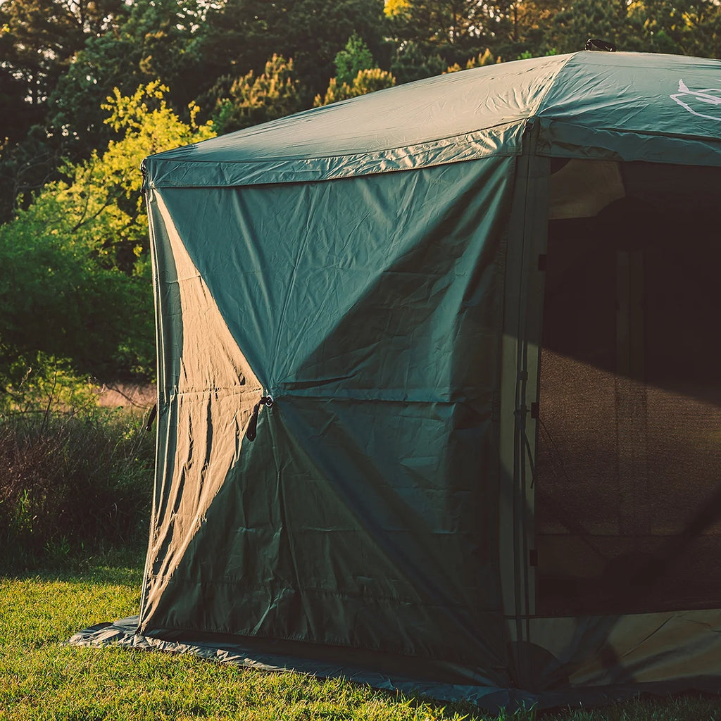 6-Sided Pop-Up Hub Screen Tent Alpine Green E7586