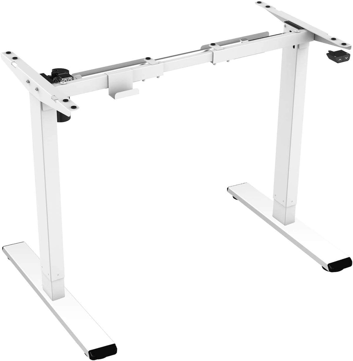 White Frame Electric Sit Stand Desk Frame Y69683