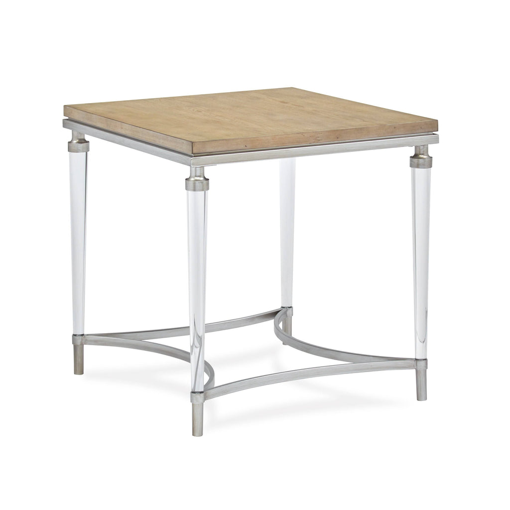 Light Ash Wood Rectangular End Table M1251