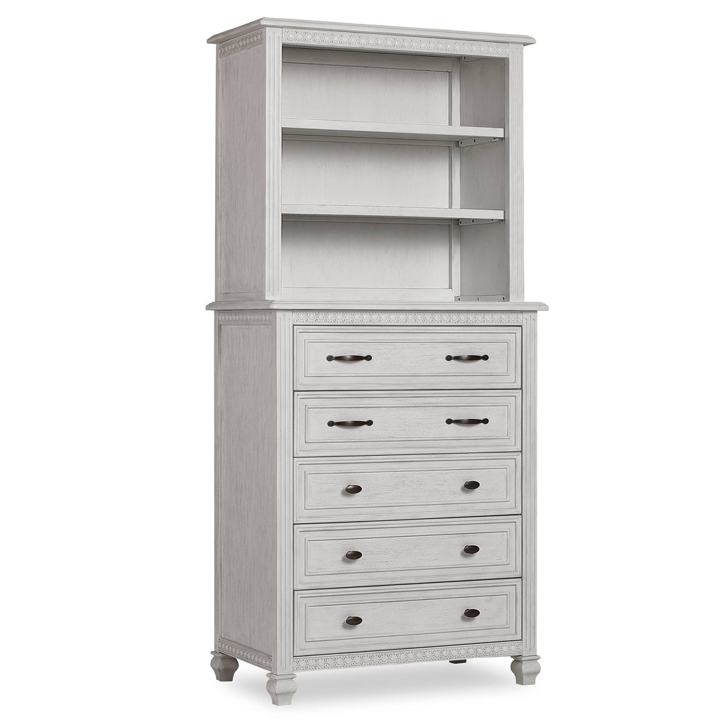Antique Grey Mist Mini Hutch Bookcase D43192