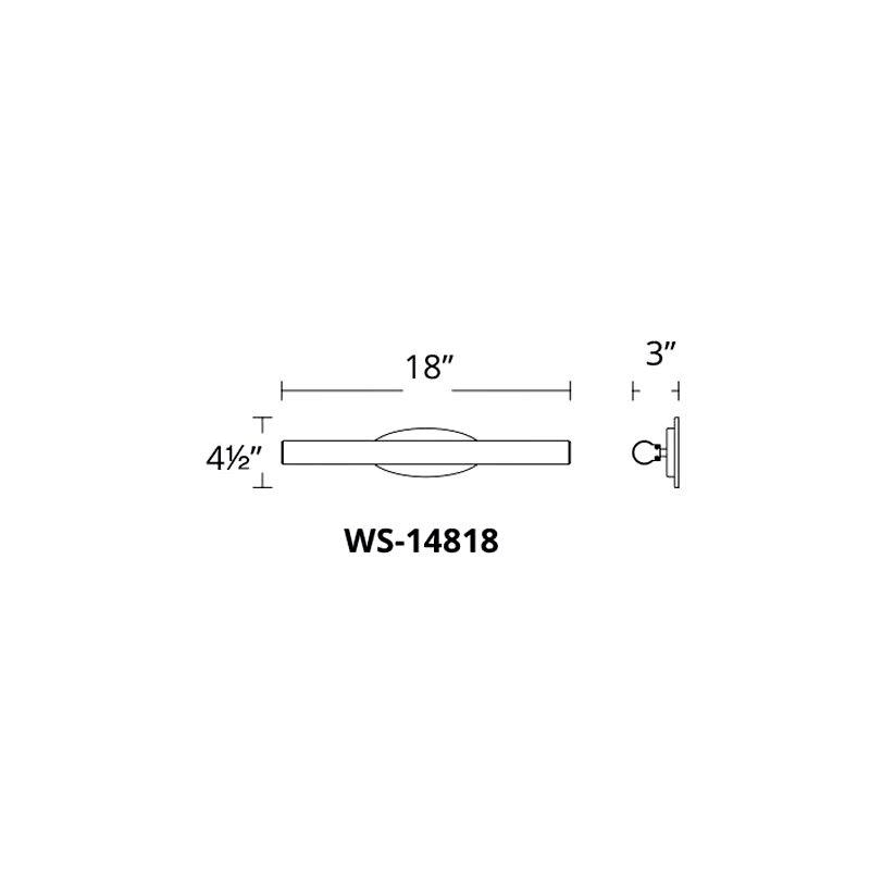 Chrome LED Bath Light W8193