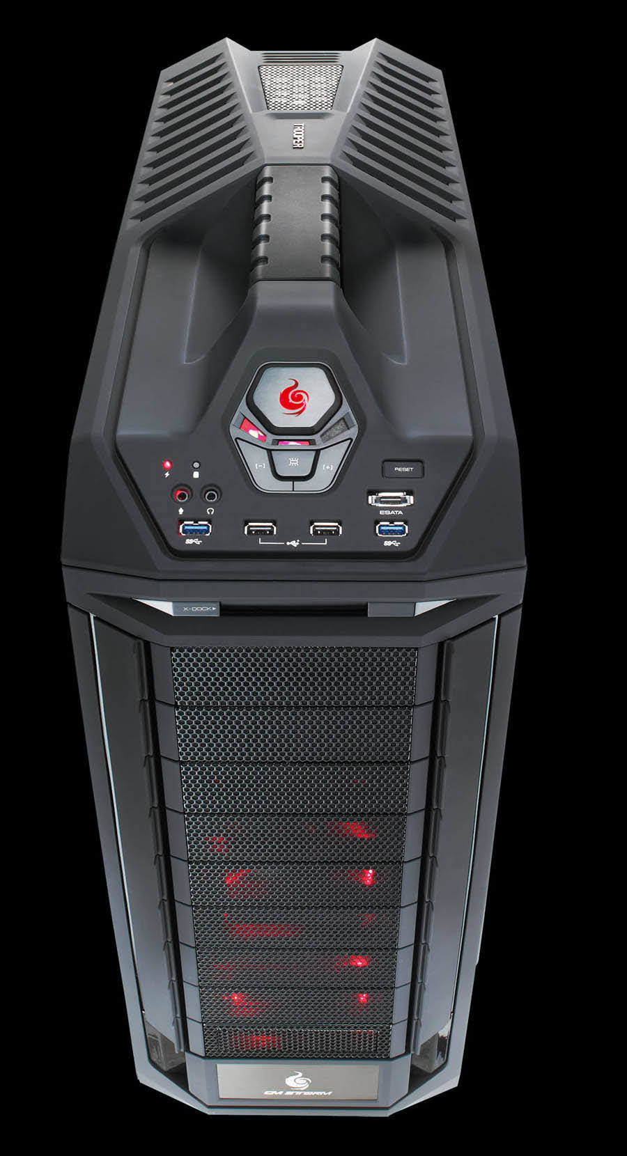 Black Full-Tower Computer Case M564228
