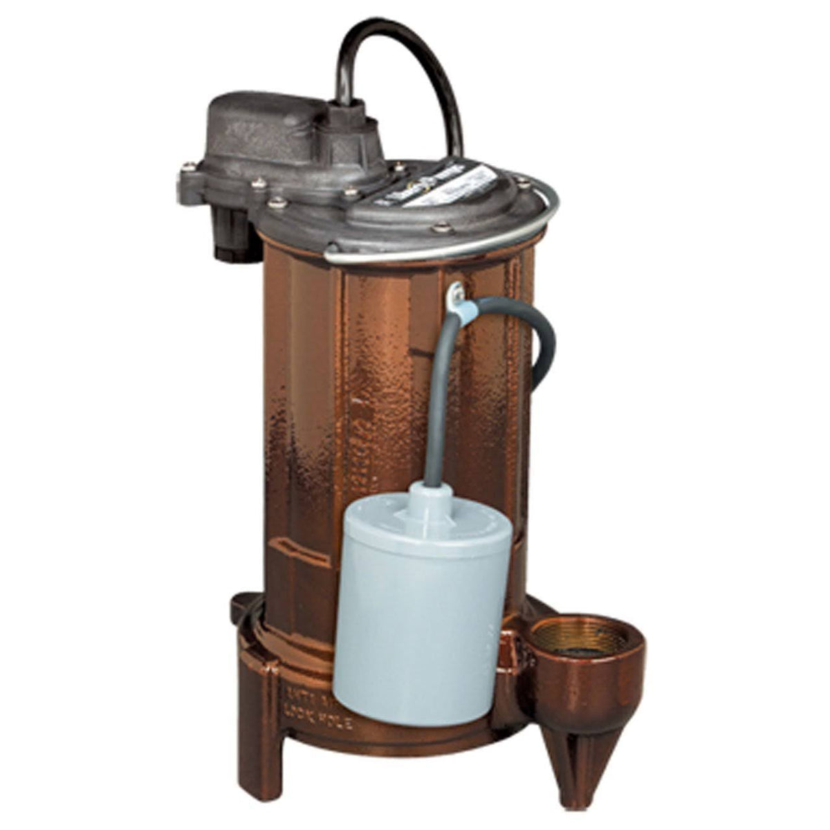 3/4 HP Manual Effluent Pump - 115V, 25 ft Cord S5075