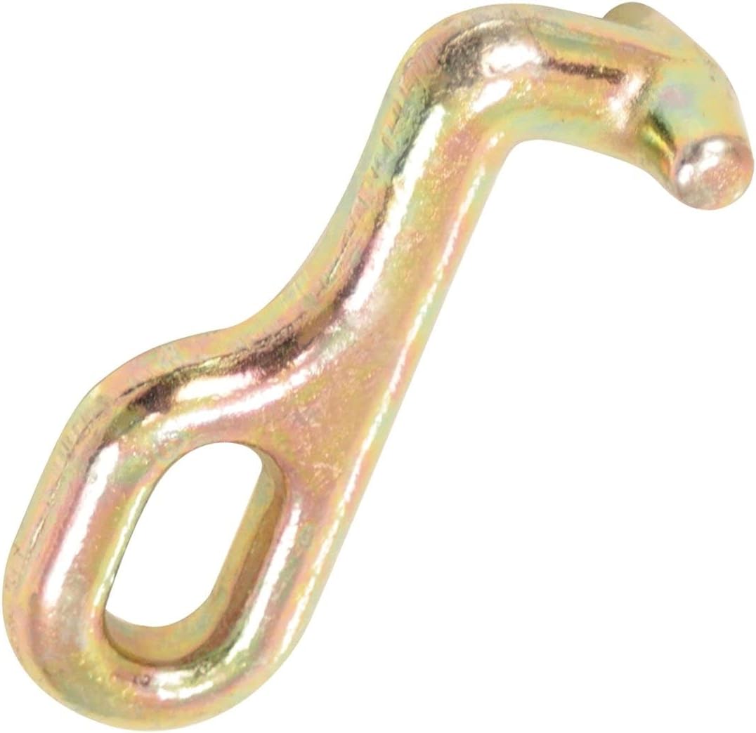 Towing Chain Bridle with 8 Inch J Hooks and Alloy T Hooks, Grade 70 Chain, 40 Inches Long, 4,700 Pound Safe Working Load Q356