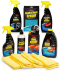 11-Piece Exterior Automotive Detailing Kit with Microfibers L50419