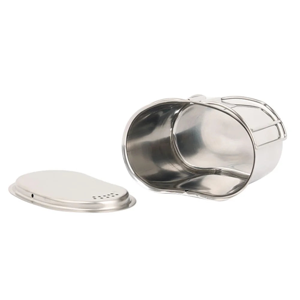 Stainless Steel Camping Cookware Set with Wood Stove D17034