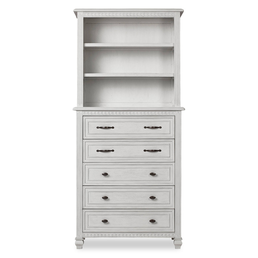 Antique Grey Mist Mini Hutch Bookcase D43192
