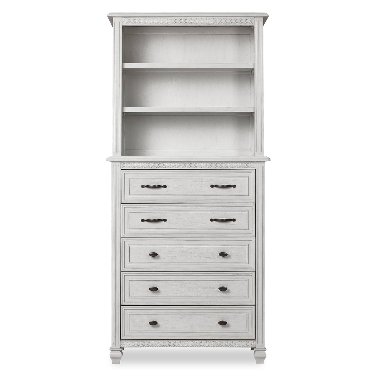 Antique Grey Mist Mini Hutch Bookcase D43192