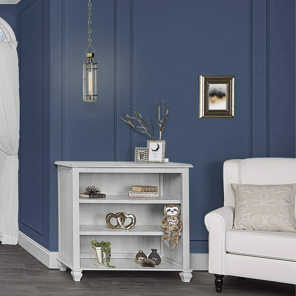 Antique Grey Mist Mini Hutch Bookcase D43192