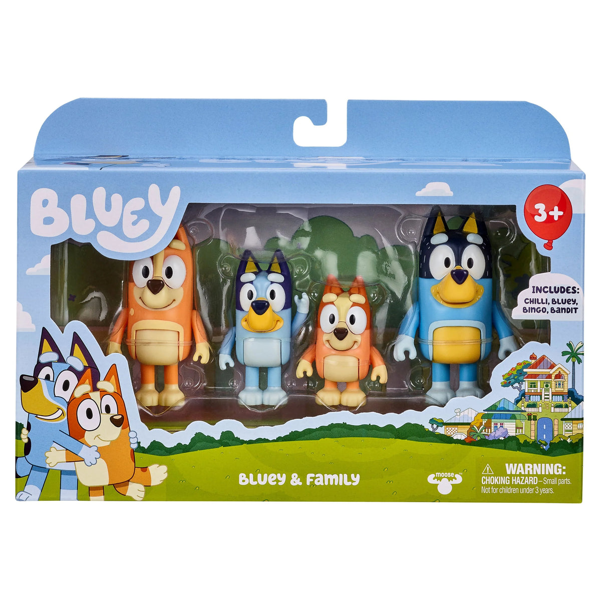 Bluey Family 4-Pack Toddler Toy X914