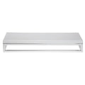 Chrome Display Riser with White Top H271