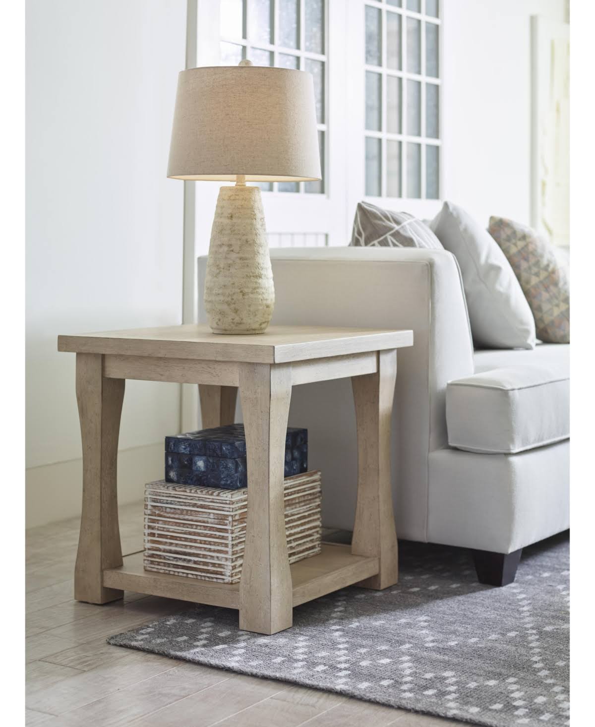 Sandstone Leg End Table Y72324