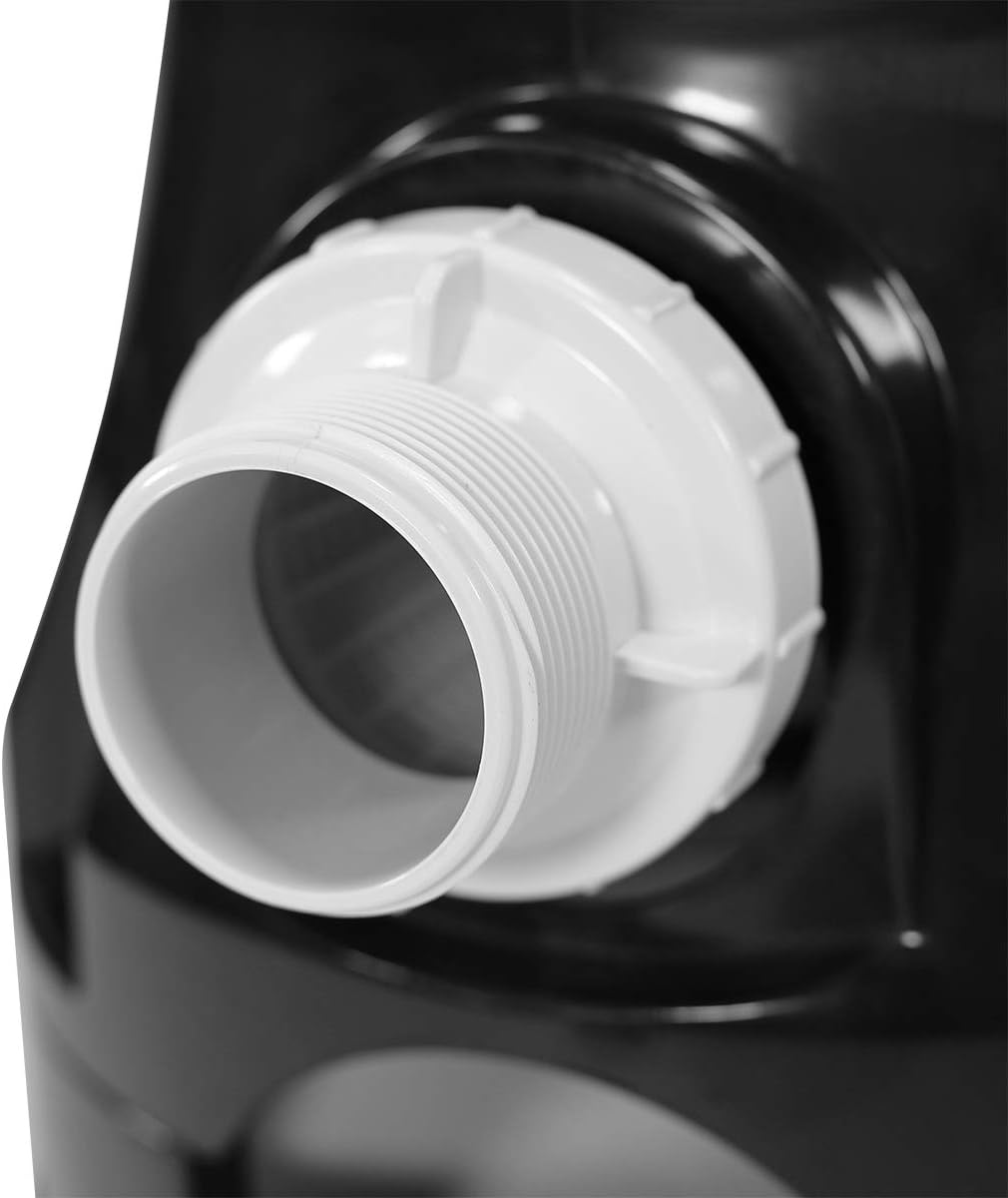 White/Black Pool Cartridge Filter with Built-in Pump P137