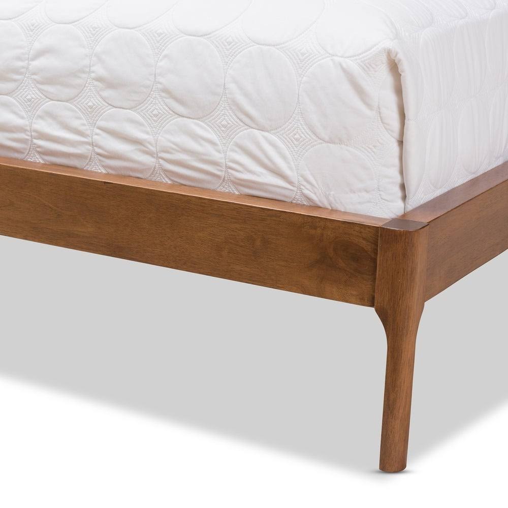 King Grey Fabric Platform Bed K1924