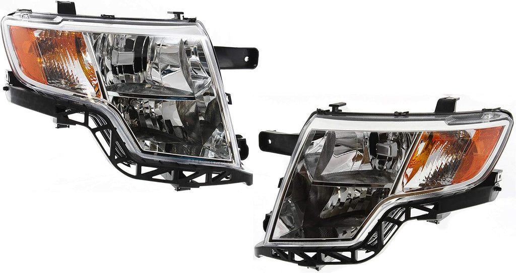 Headlight Set of 2 Halogen With bulbs X597