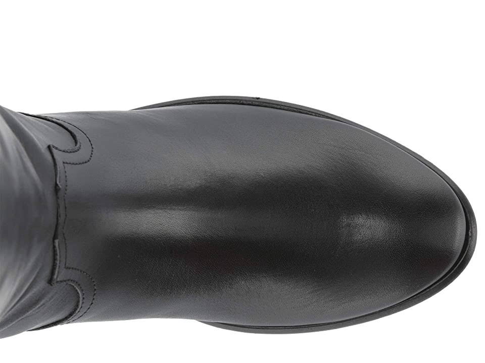 Black Wide Calf Pull On Boots U536