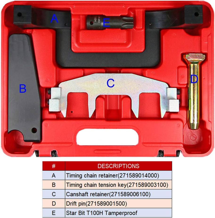 Camshaft Alignment Engine Timing Tool Kit for Mercedes Benz M271 Pack of 2 U623