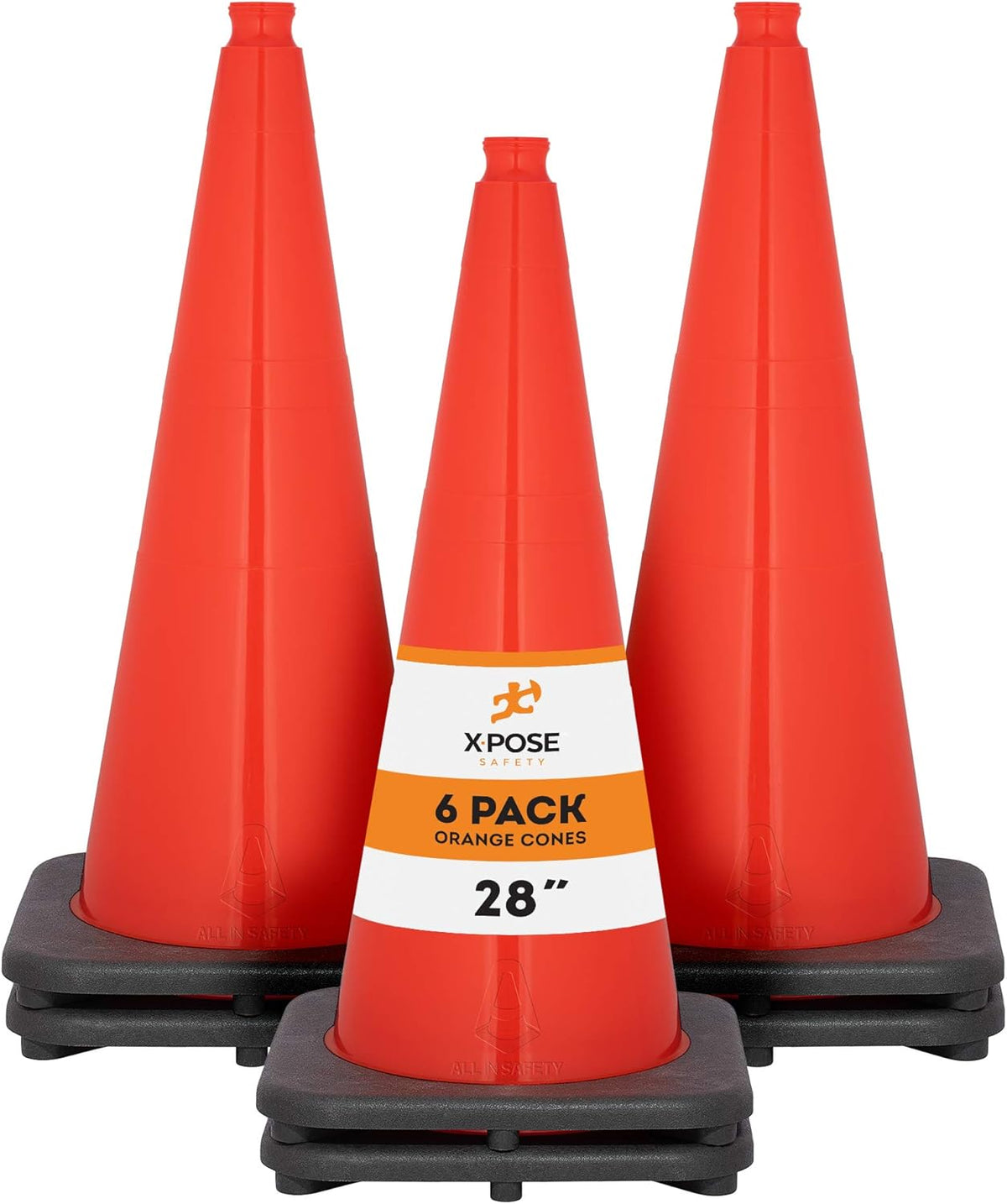 Orange PVC Plastic Traffic Cones K55695