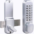 Combination Door Lock Satin Chrome Pack of 2 I647525