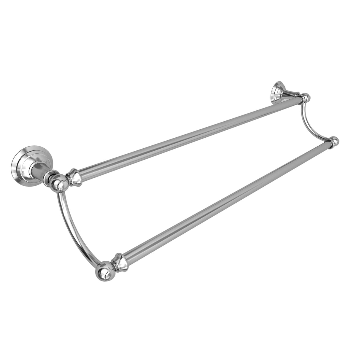 24x22 Double Towel Bar Satin Nickel E9582