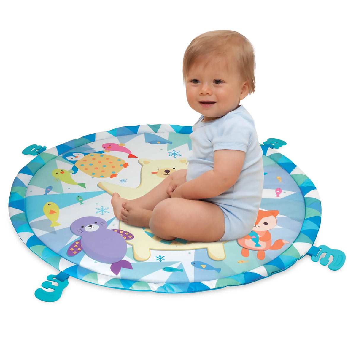 Polar Fiesta Activity Playmat with Hanging Toys E73910