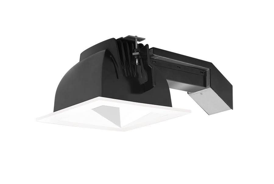6 inch Square 20W 4000K 80 CRI White Cone Black Ring A299