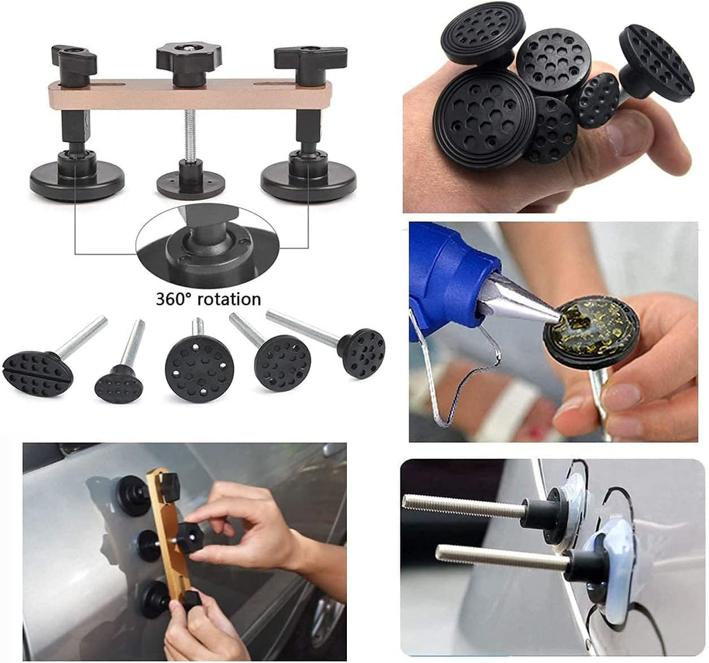 52PCS Car Dent Repair Kit with Rubber Hammer Tap Down Tool S607