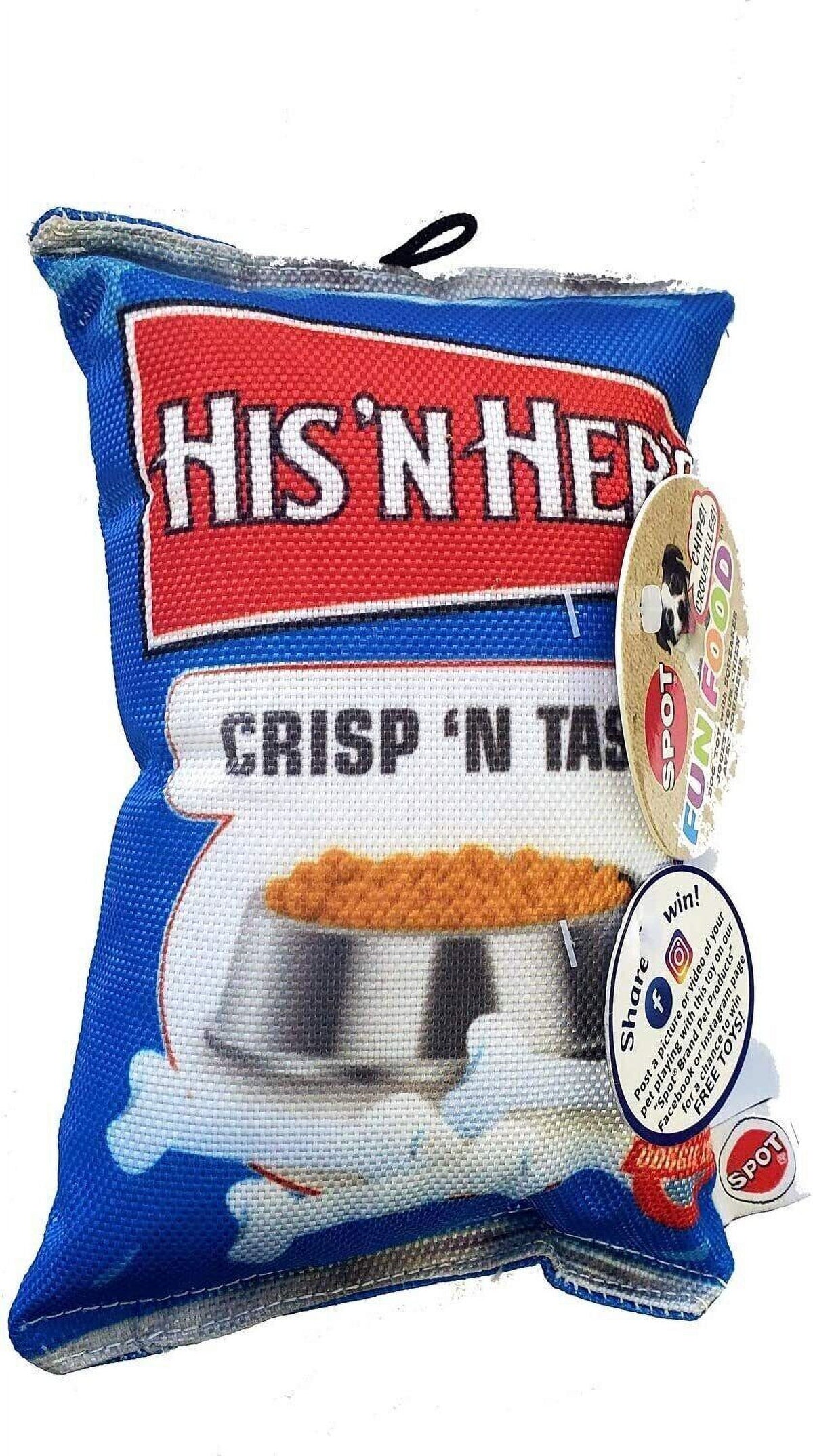Chips Dog Toy, 8 in L1363