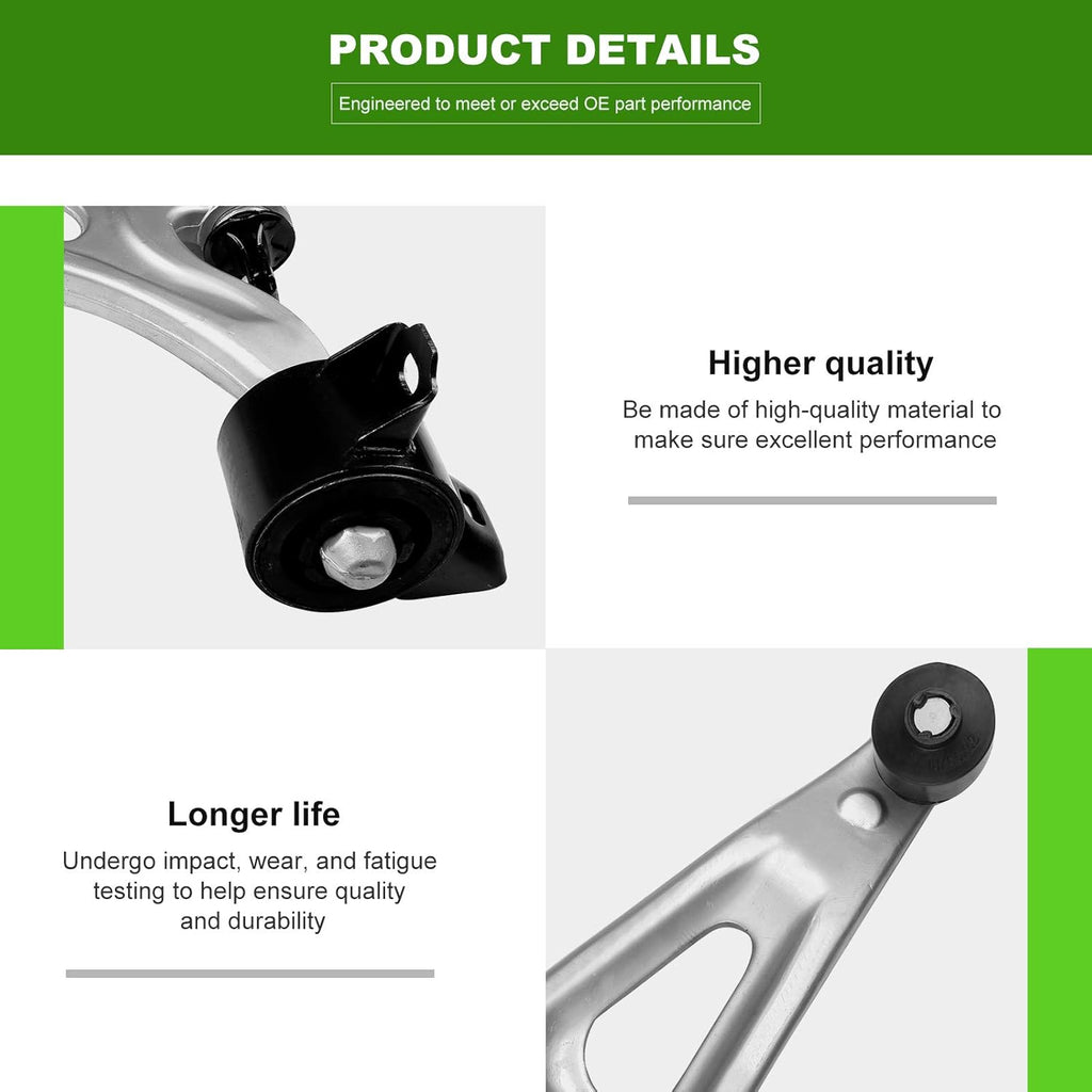 2pcs Lower Control Arm with Ball Joint Suspension Kit W724