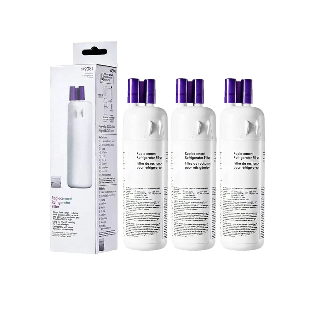 3 Pack Refrigerator Water Filter O92091