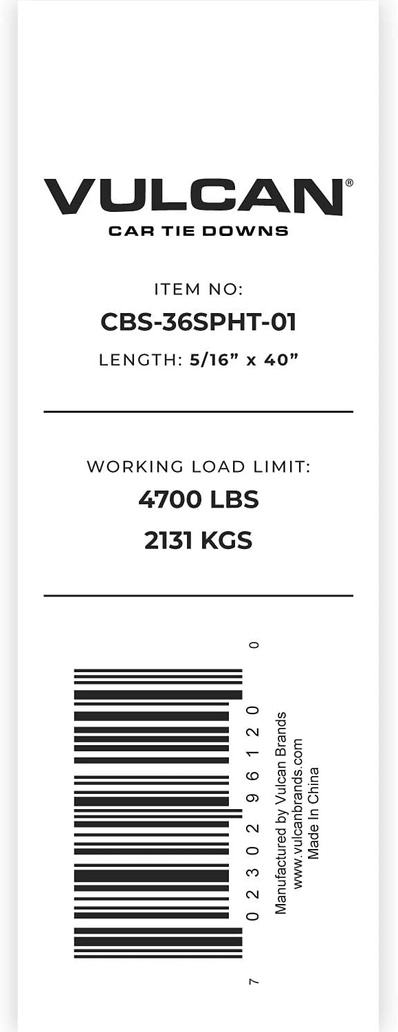 Towing Chain Bridle with 8 Inch J Hooks and Alloy T Hooks, Grade 70 Chain, 40 Inches Long, 4,700 Pound Safe Working Load Q356
