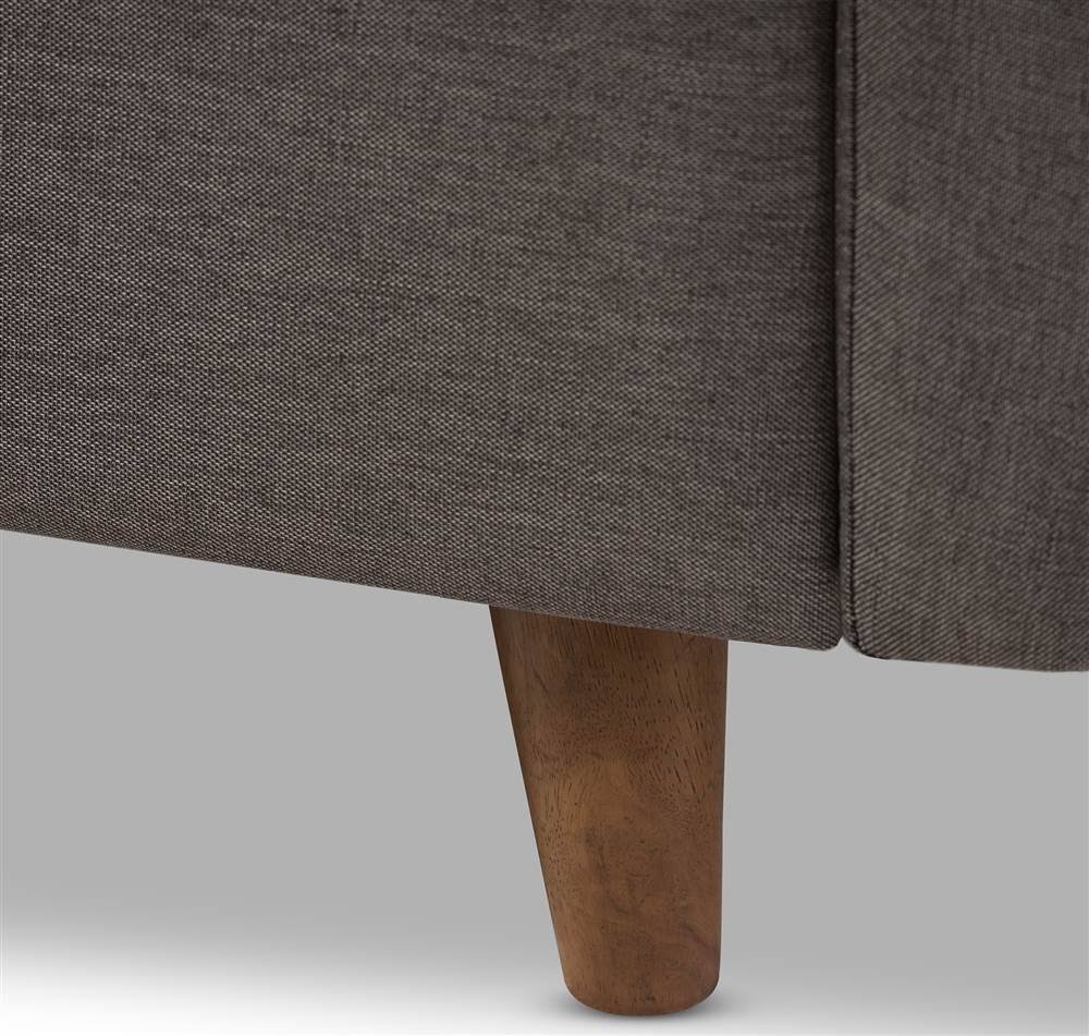 Grey Tufted Arm Chair G61300