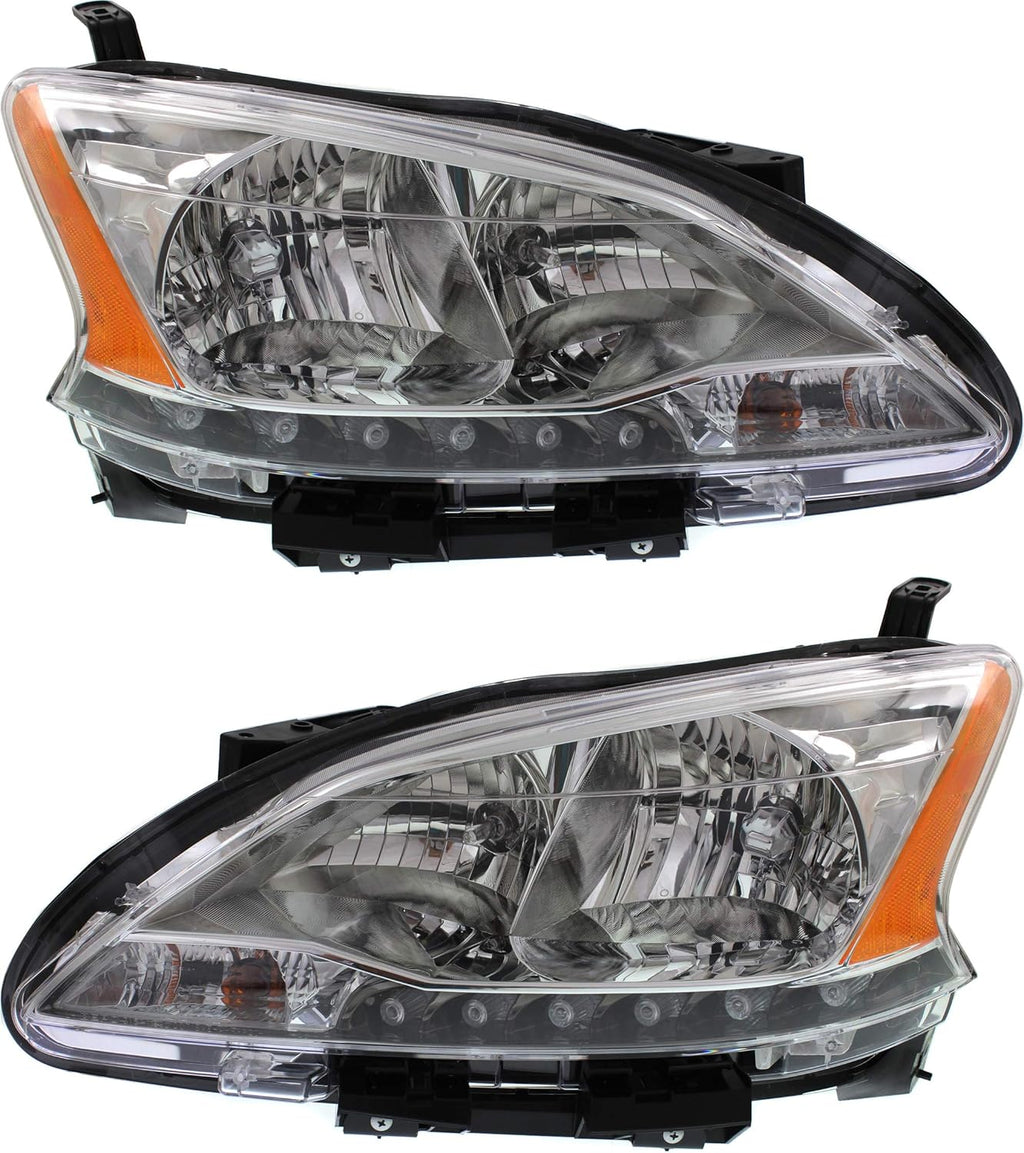 Halogen Headlight Set for 2013-2015 Nissan Sentra M71226