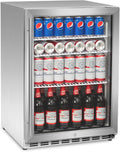 24 inch Built-in or Free Standing 160 Cans Beverage Refrigerator N958021