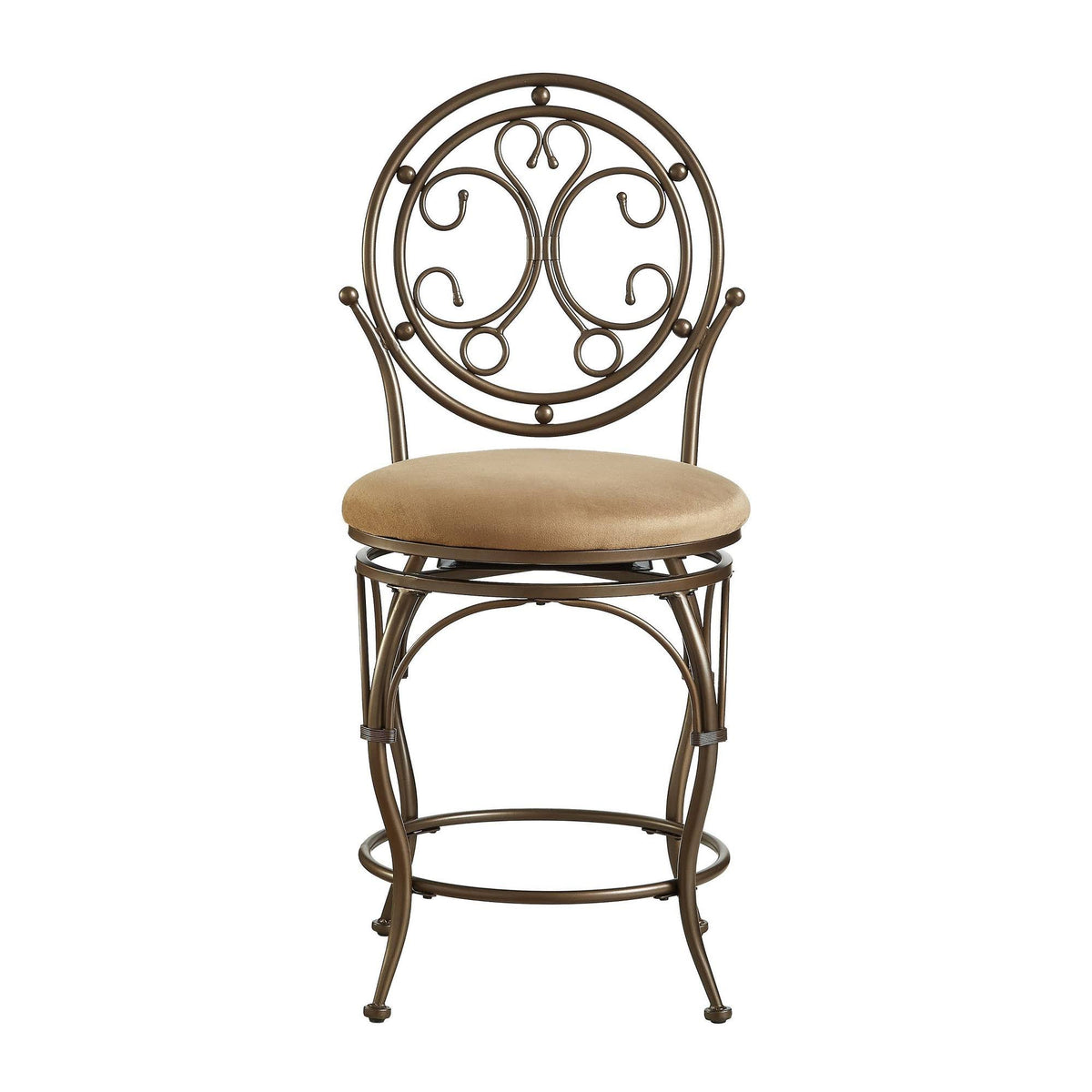 Bronze Counter Height Barstool Z1503